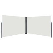 vidaXL Zwijana markiza boczna, 200 x 600 cm, kremowa vidaXL 143684