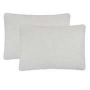 vidaXL 2 poduszki, bawełna o grubym splocie, 60x40 cm, złamana biel vidaXL 245097