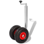 vidaXL Koło podporowe z 2 oponami pneumatycznymi, 200 kg vidaXL 142362