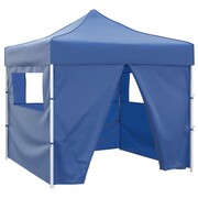 vidaXL Niebieski, składany namiot, 3 x 3 m, z 4 ściankami vidaXL 41466