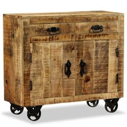 vidaXL Komoda z 2 szufladami i 1 szafką, drewno mango vidaXL 243988