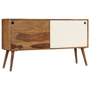 vidaXL Szafka z litego drewna sheesham, 118 x 30 x 66 cm vidaXL 246226