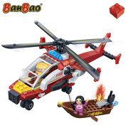 BanBao Helikopter strażacki, zestaw klocków 7107 BanBao 7107