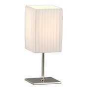 GLOBO Lampa stołowa BAILEY, chrom biały, 10x10x26 cm, 24660 GLOBO 24660