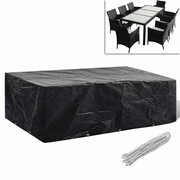 vidaXL Pokrywa na meble ogrodowe 300 x 140 cm z 10 oczkami vidaXL 41642