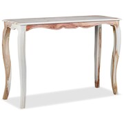 vidaXL Stolik konsola, lite drewno sheesham, 110 x 40 x 76 cm vidaXL 244348