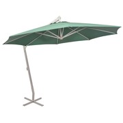 vidaXL Parasol ogrodowy, wiszący, 350 cm, aluminiowy, piaskowy vidaXL 42971