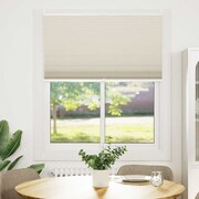 vidaXL Roleta plisowana, kremowa (100x150cm) vidaXL 240643