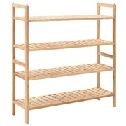 vidaXL Półka na buty z drewna orzecha włoskiego, 69 x 26 x 81 cm vidaXL 247103