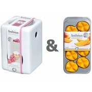 Bolsius Zestaw kominek i wosk aromatyczny, mango, 107790501810 Bolsius 107790501810