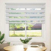 vidaXL Roleta Zebra 140 x 175 cm Biała vidaXL 240222