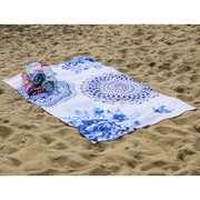 HIP Ręcznik plażowy 6099-H Grande, 100 x 180 cm, niebieski HIP 6099.20.81
