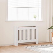vidaXL Biała osłona na kaloryfer, płyta MDF, 112 cm vidaXL 242189
