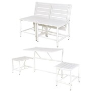 Esschert Design Magiczna ławka ogrodowa, biała, BL064 Esschert Design BL064