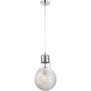 GLOBO Lampa wisząca FELIX, LED, szklo, chrom, 15039 GLOBO 15039