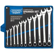 Draper Tools Expert Zestaw 11 kluczy płasko-oczkowych, srebrny, 29546 Draper Tools 29546