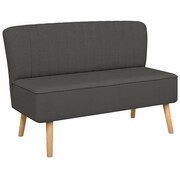 vidaXL Sofa 117x55,5x77 cm, ciemnoszary materiał vidaXL 244071