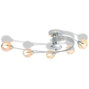 vidaXL Lampa sufitowa na 5 żarówek LED G9 200 W vidaXL 50496