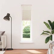 vidaXL Roleta plisowana kremowa (40x200cm) vidaXL 240620