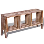 vidaXL Szafka pod Tv z odzyskiwanego drewna tekowego, z 3 półkami vidaXL 241718