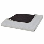 vidaXL Dwustronna pikowana narzuta na łóżko Beż/Brąz 230 x 260 cm vidaXL 130882