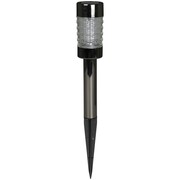 Luxform Ogrodowe lampy słupki solarne LED Macon, 3 szt., czarne, 35329 Luxform 35329