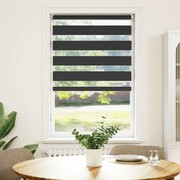 vidaXL Roleta Zebra (70 x 120 cm) Czarna vidaXL 240196