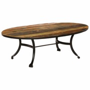 vidaXL Stolik kawowy z litego drewna odzyskanego, 110x60x35 cm vidaXL 246699