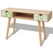 vidaXL Stolik-konsola, brązowa z płyty MDF 120x40x78 cm vidaXL 243704
