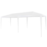 vidaXL Namiot imprezowy, 3 x 6 m, PE, biały vidaXL 45079