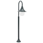 vidaXL Lampa ogrodowa na słupku, 120 cm, E27, aluminium, ciemnozielona vidaXL 44218