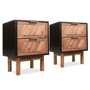 vidaXL Szafki nocne z drewna akacjowego, 2 szt., 40x30x53 cm vidaXL 245733