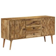 vidaXL Szafka z litego drewna mango, 145 x 40 x 75 cm vidaXL 246153
