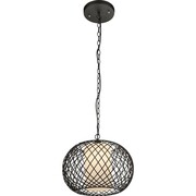 GLOBO Lampa sufitowa STACY, czarna, 40 cm, 15270 GLOBO 15270
