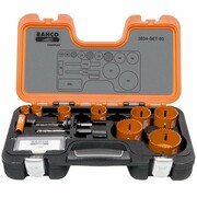 BAHCO Profesjonalny zestaw otwornic, 16-64 mm, 3834-SET-95 BAHCO 3834-SET-95