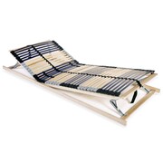 vidaXL Stelaż do łóżka z 42 listwami, drewno FSC, 7 stref, 80x200 cm vidaXL 246474