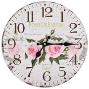 vidaXL Zegar ścienny do kuchni, w stylu vintage, kwiat, 30 cm vidaXL 50625