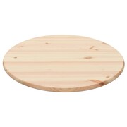vidaXL Blat stołu, naturalne drewno sosnowe, okrągły, 28 mm, 80 cm vidaXL 247195