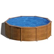 Gre Basen naziemny Pacific okrągły, brąz, 350 cm, KIT350WB Gre KIT350WB