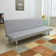 vidaXL Wersalka rozkładana w kolorze jasnoszarym vidaXL 241656