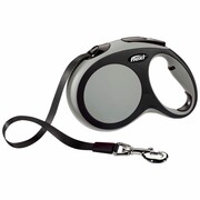 Flexi Smycz taśmowa New Comfort, rozmiar L, 5 m, szara, 21361 Flexi 21361