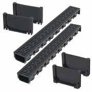 vidaXL Kanały odpływowe, plastikowe, 2 m vidaXL 275500