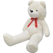 vidaXL Pluszowy miś przytulanka 200 cm, biały vidaXL 80146