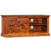 vidaXL Szafka pod telewizor, lite drewno sheesham, 90 x 30 x 40 cm vidaXL 245160