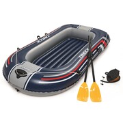 Bestway Ponton nadmuchiwany Hydro-Force z wiosłami i pompką, niebieski Bestway 91621