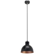 EGLO Lampa wisząca TRURO 1, czarna i miedziana, 49238 EGLO 49238