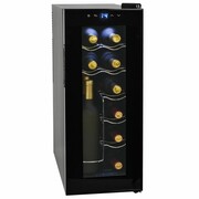 vidaXL Chłodziarka do wina, 35 l, 12 butelek, wyświetlacz LCD vidaXL 50605