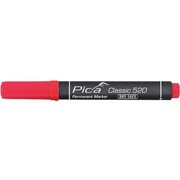 Pica Classic Marker permanentny Dry-Safe, 1 - 4 mm, okrągły, czerwony Pica PI52040