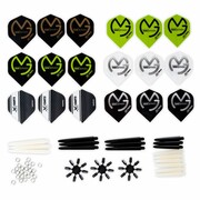 XQmax Darts Zestaw akcesoriów do darta MvG, 84 szt., QD7000200 XQmax Darts QD7000200