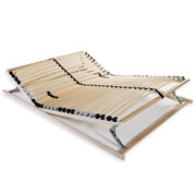 vidaXL Stelaż do łóżka z 28 listwami, drewno FSC, 7 stref, 140x200 cm vidaXL 246460